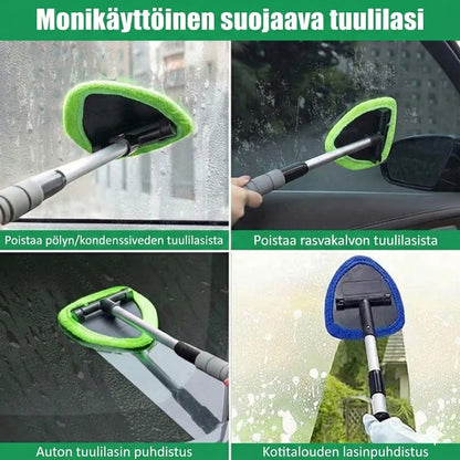 Teleskooppinen ikkunanpesusetti – Säädettävä varsi, pesin ja kuivain